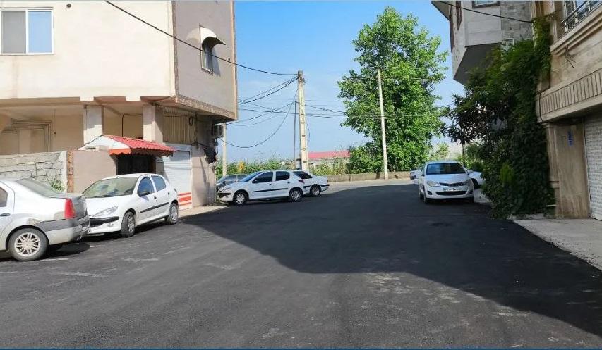 آسفالت کوچه شاهد یک