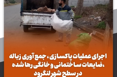 جمع آوری نخاله، زباله و ضایعات ساختمانی و خانگی رها شده در سطح شهر