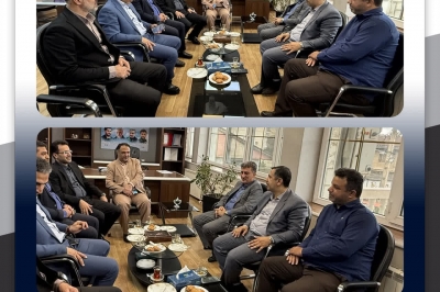 دیدار فرماندار و هیئت همراه شهرستان رودسر با مهندس سید اسمعیل سادات دیلمی شهردار لنگرود